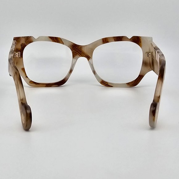 Fenty FY400171 55E Brown Ivory Marble Sunglasses Frame w/ Case Italy 54-20-145 main image 6